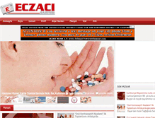 Tablet Screenshot of eczacigazetesi.com